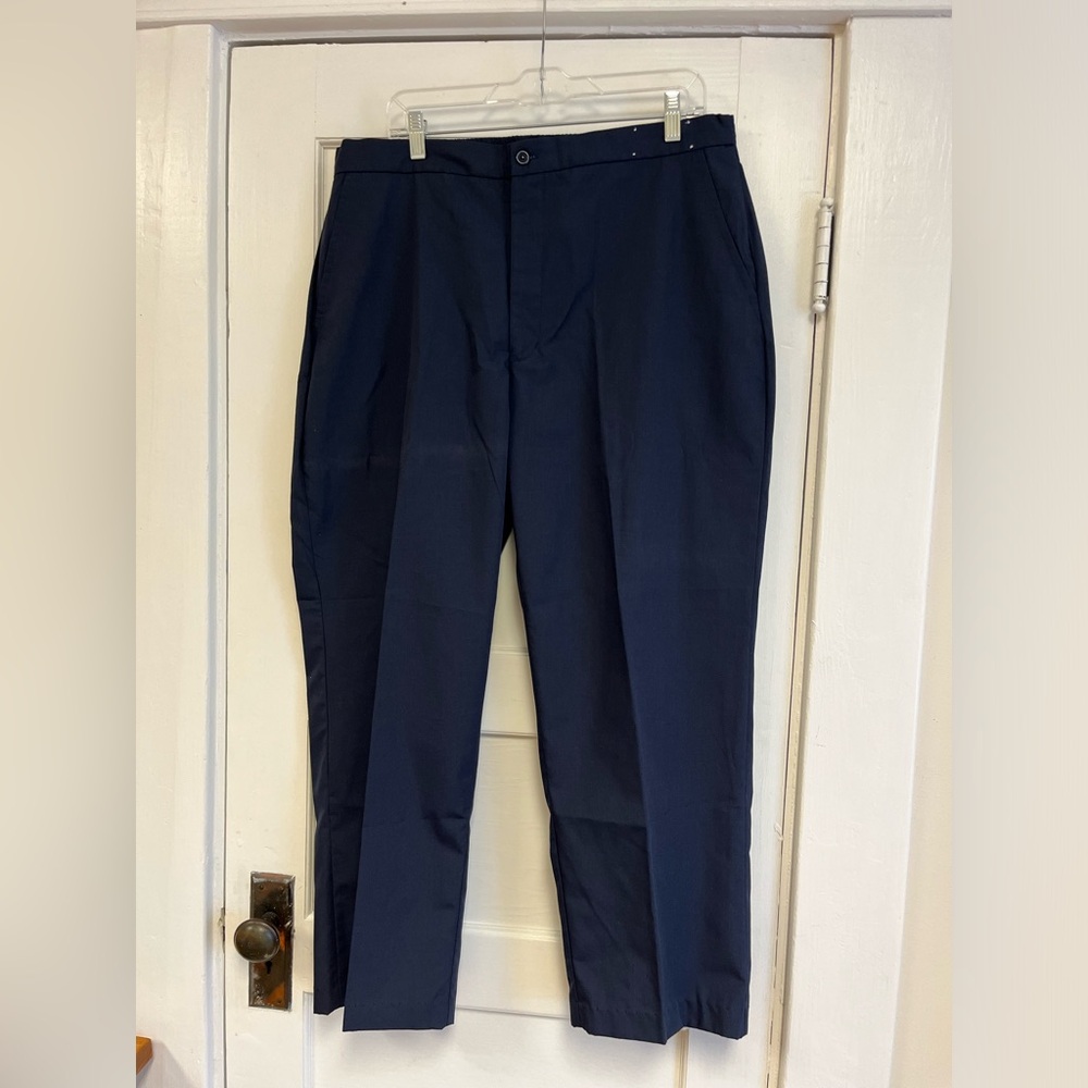 Adolpho Navy Blue Men Golfer Pant L (36-38) inseam 30